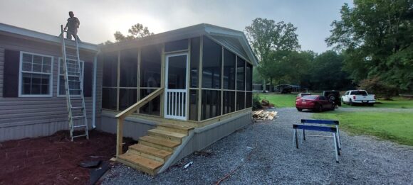 Front Screen Porch Install