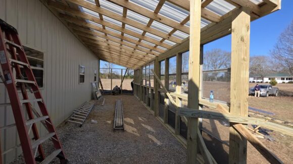 Porch Awning Install